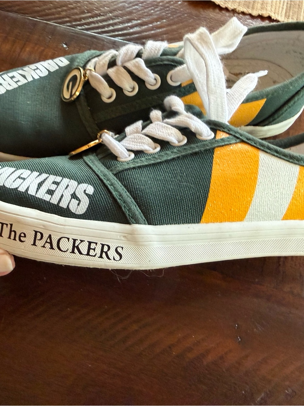 Cute Green Bay Packers sneakers